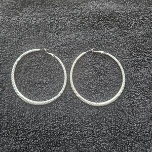 Silver Hoop Earrings